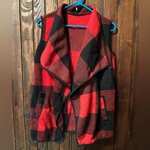 NWOT Women’s Buffalo Plaid Vest